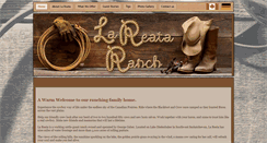 Desktop Screenshot of lareataranch.com